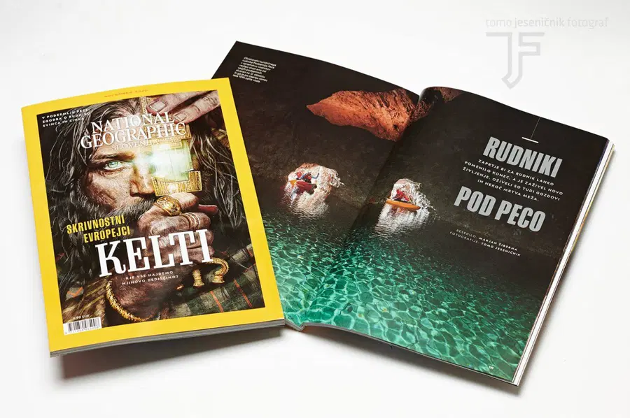 Fotograf Tomo Jeseničnik poskrbel, da se je koroško podzemlje znašlo v reviji National Geographic