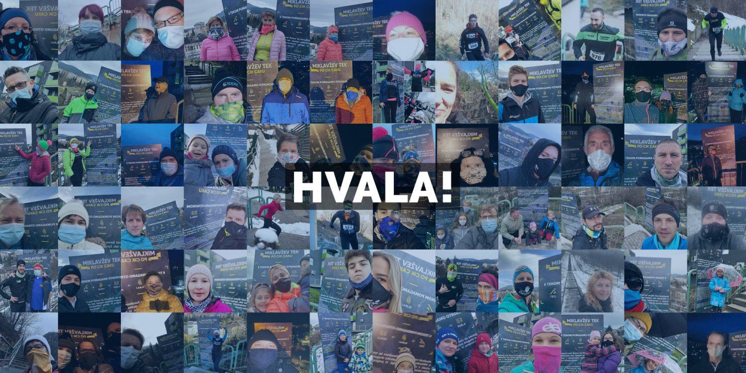 Dobrodelni Miklavžev tek se uspešno zaključuje. Jutri donacija v roke ravenskih osnovnih šol