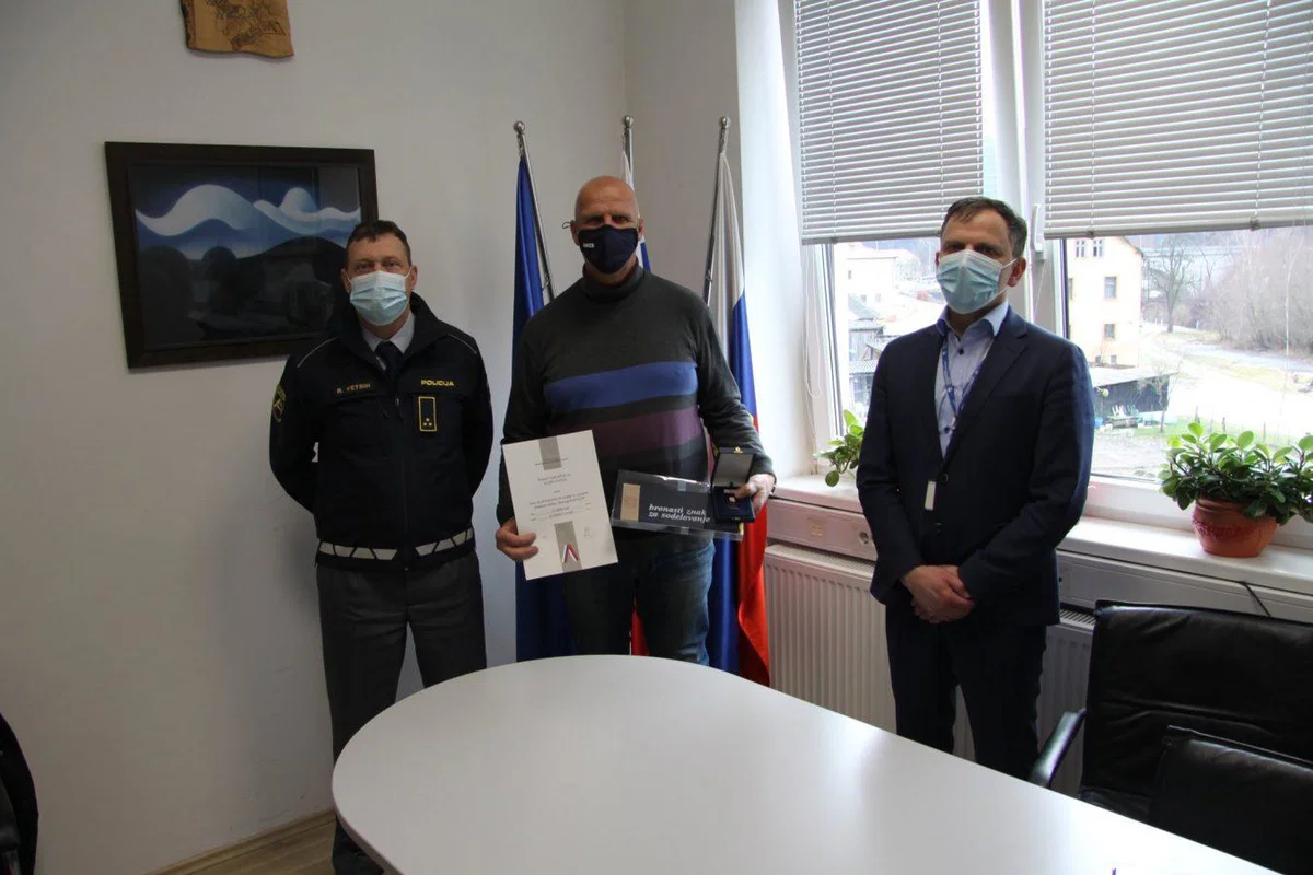 V Dravogradu prejeli bronasti znak za sodelovanje na področju varnosti