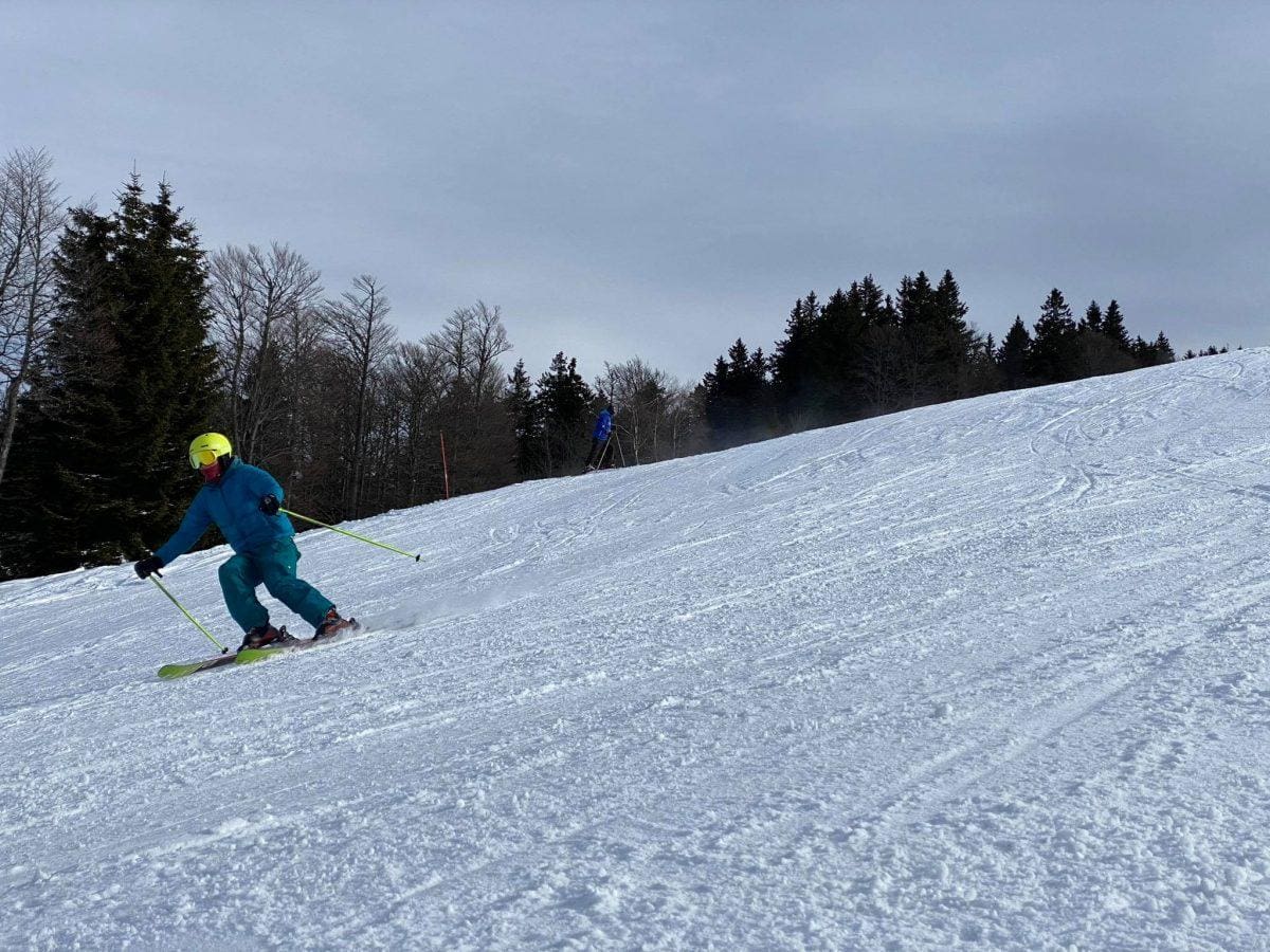 Ljubitelji smučanja danes uživali na Kopah