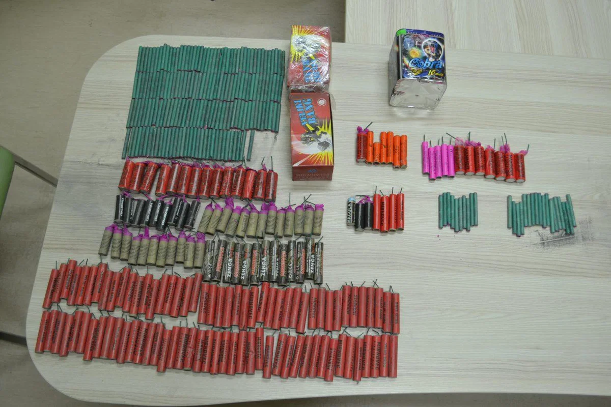 Na območju PU Celje v zadnjem mesecu zasegli 453 kosov pirotehnike