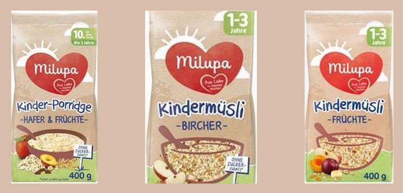 Umik Milupa otroške hrane na osnovi žit