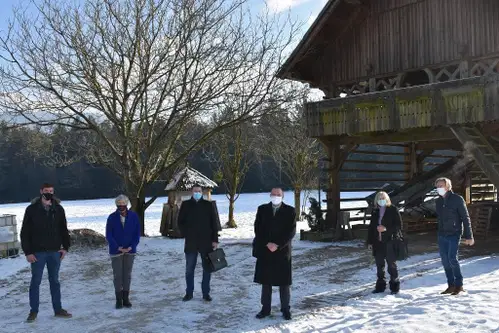 Minister Podgoršek na Koroškem tudi o gozdnih cestah in slovenjgraški južni obvoznici