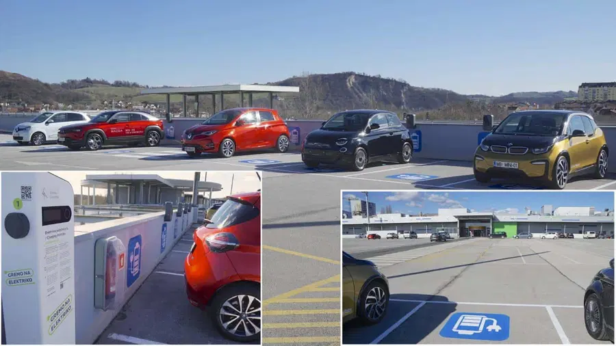 Europark z največ električnimi polnilnicami na enem mestu postaja središče trajnostne mobilnosti v Mariboru