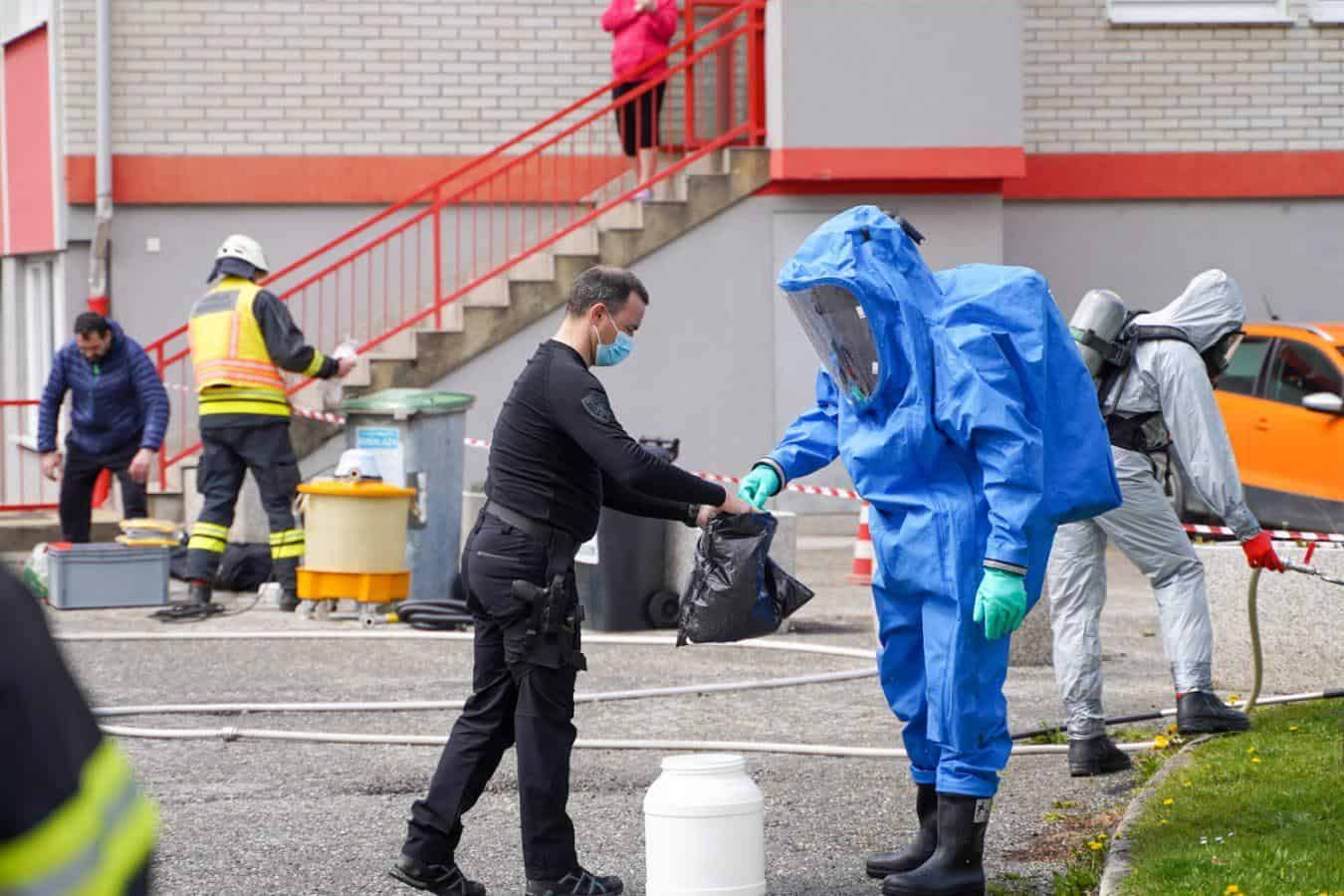 VIDEO in FOTO: Na PP Slovenj Gradec prejeli pošiljko z belim prahom