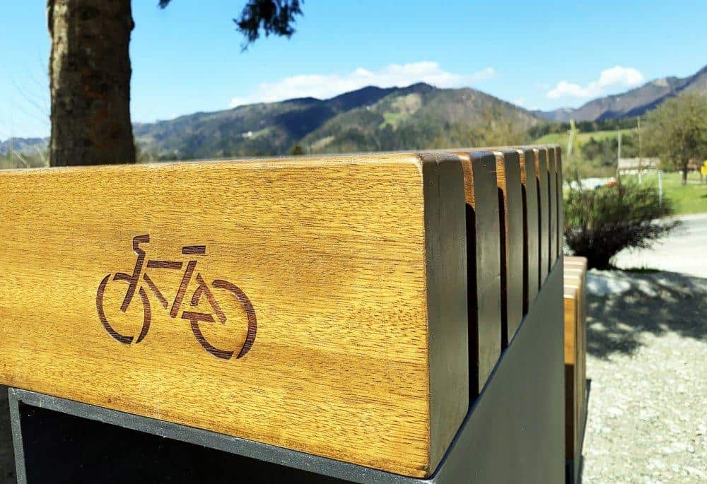 Postavljeno prvo kolesarsko počivališče Drava Bike
