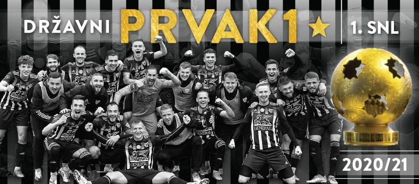 Nogometaši Mure državni prvaki za sezono 2020/21