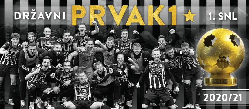 Nogometaši Mure državni prvaki za sezono 2020/21