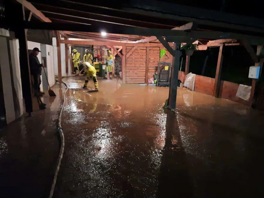 Na območju Mislinje plaz ogrozil stanovanjsko hišo