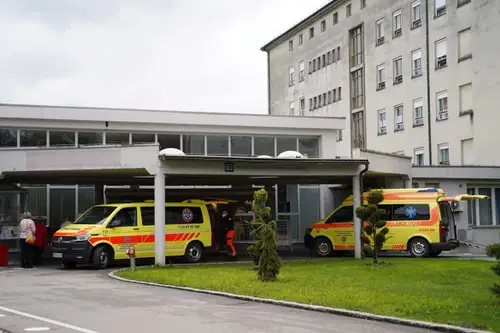 Osebno vozilo trčilo v kravo. Poškodovano osebo so prepeljali v SB Slovenj Gradec
