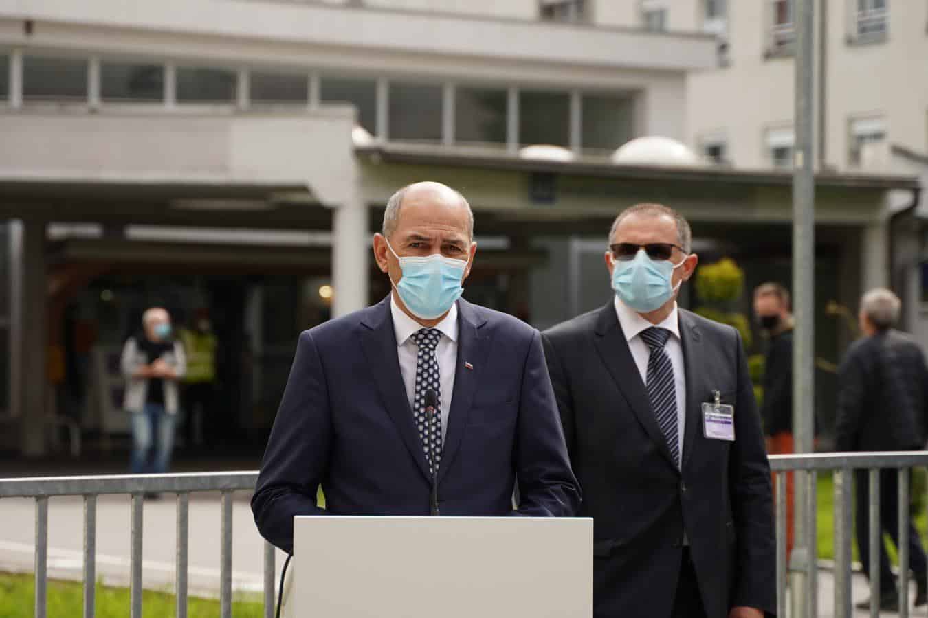 Janša po otvoritvi covid oddelka: SB Slovenj Gradec dokazuje, da zmore tako na področju stroke in zdravstva, kot tudi, ko gre za dobre finančne rezultate bolnišnice (VIDEO in FOTO)