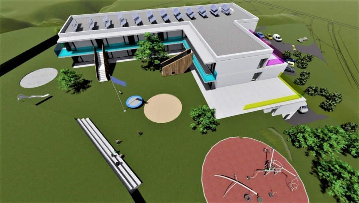 Takšen vrtec bodo zgradili na Ravnah do jeseni 2022