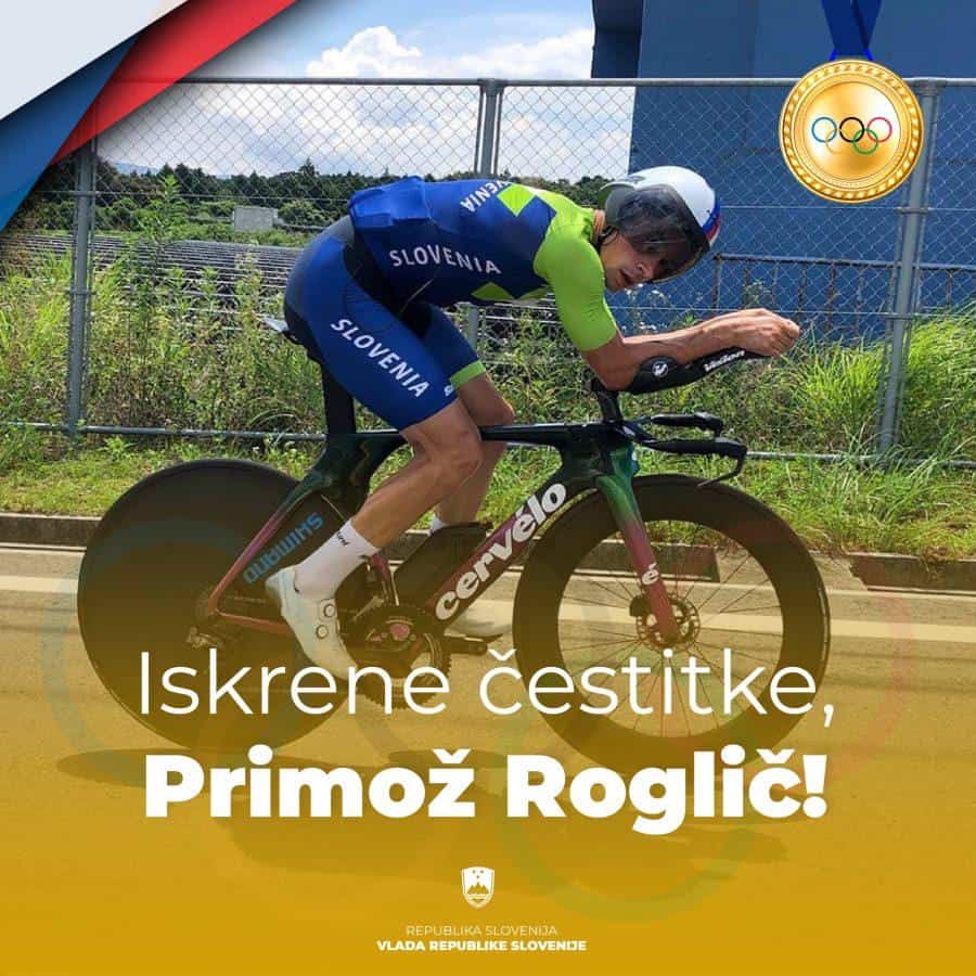 Roglič prikolesaril Sloveniji zlato olimpijsko medaljo, Tour pozabljen