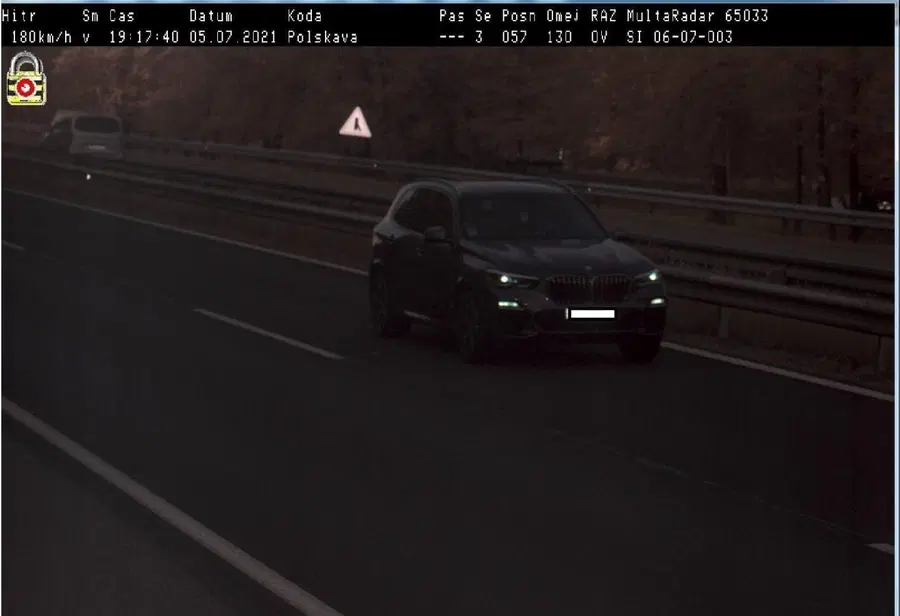 Voznik na štajerski avtocesti krepko prehiter pri treh zaporednih meritvah