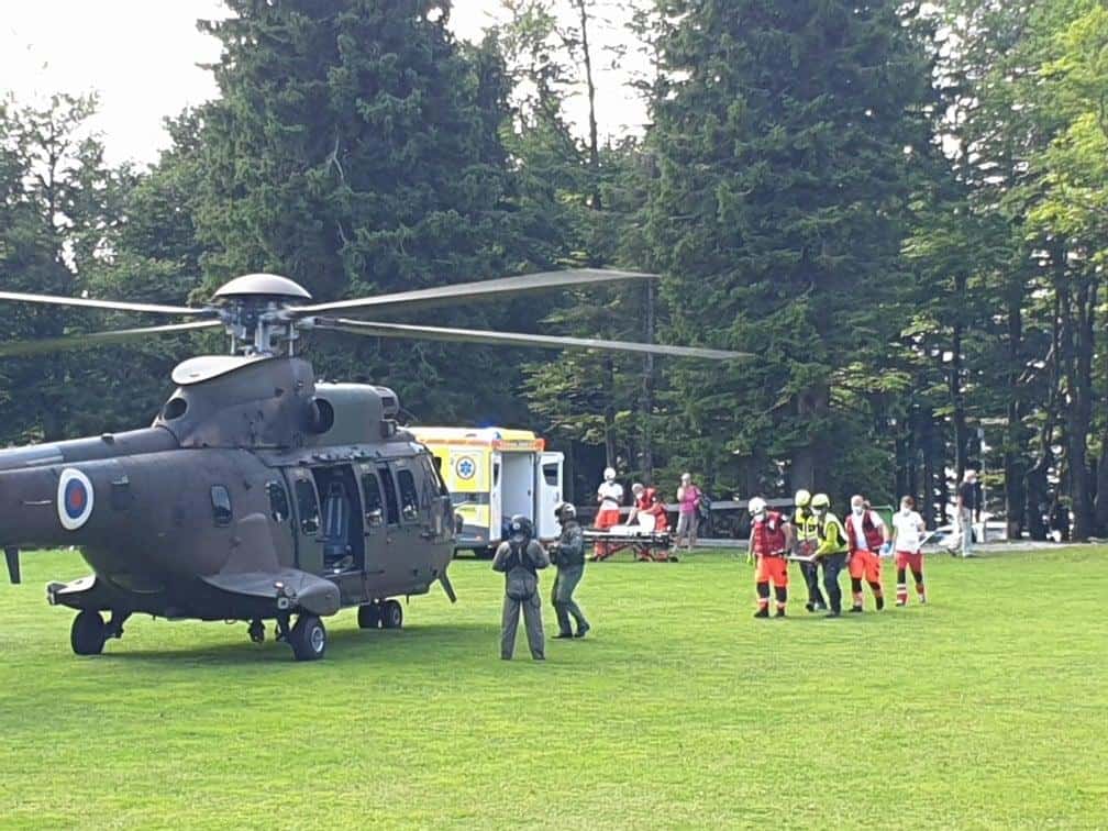 Na Kopah pohodniku zastalo srce, prepeljali so ga v UKC Maribor