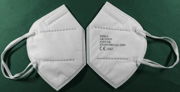 Odpoklic zaščitne maske FPP2