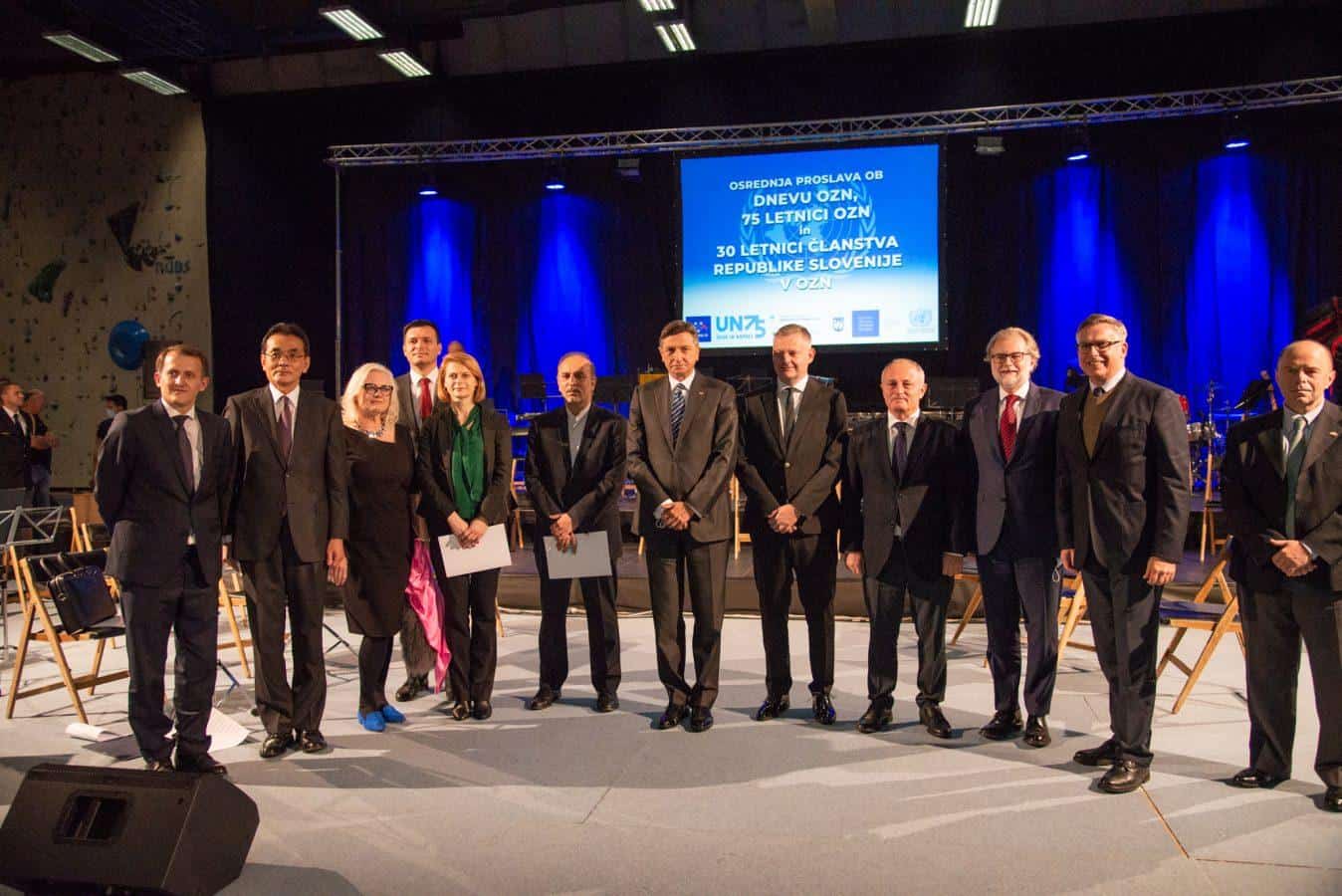 Pahor v Slovenj Gradcu na slovesnosti pred dnevom ZN o pomenu te organizacije za multilateralizem (FOTO)