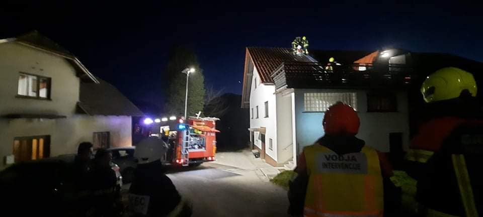 Na območju občine Mislinja posredovali gasilci (FOTO)