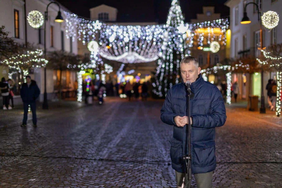 VIDEO in FOTO: Prižig prazničnih lučk v Slovenj Gradcu