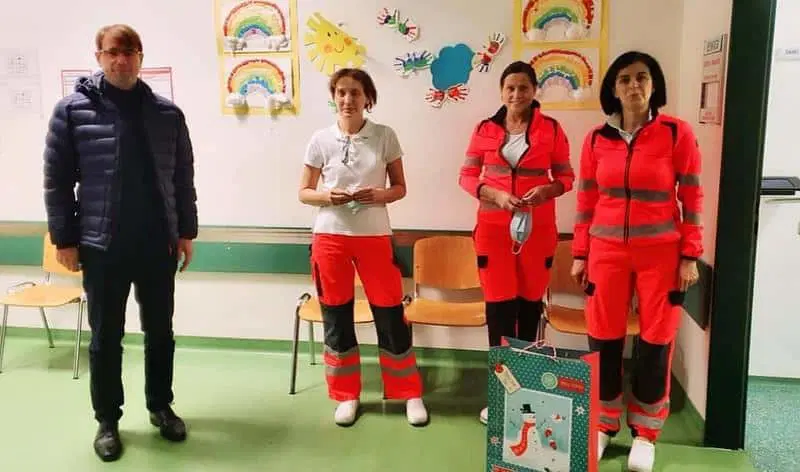 Ravenski župan tudi letos na silvestrovo obiskal dežurne službe (FOTO)