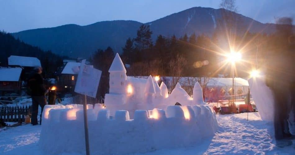 Tudi na 30. prireditvi Gradovi kralja Matjaža snežne in ledene skulpture