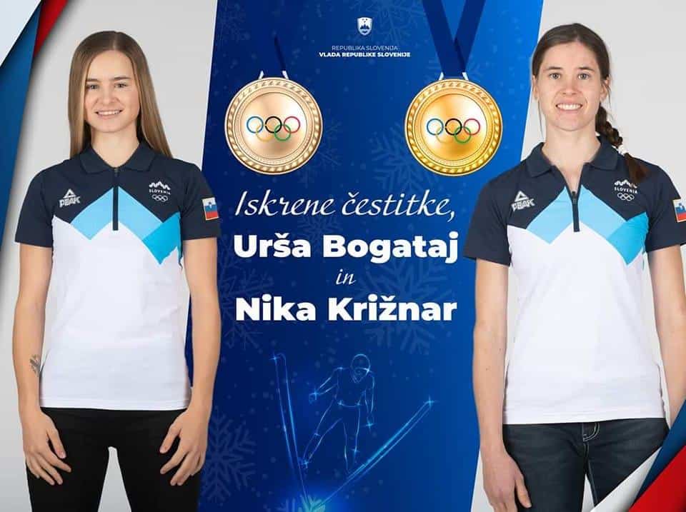 Zlato za Uršo Bogataj, bron za Niko Križnar, vse Slovenke med deset