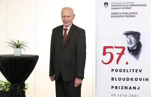 Korošec Peter Ozmec prejemnik Bloudkove nagrade