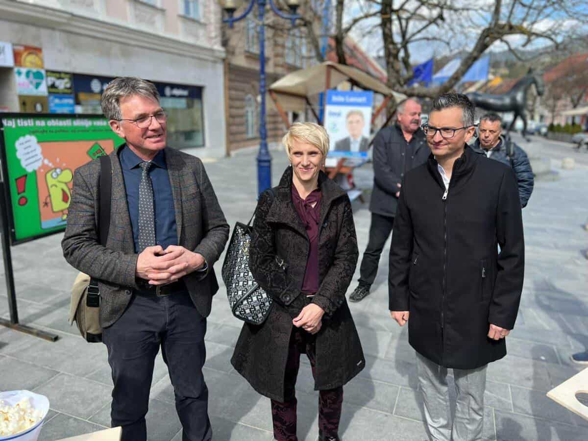 Stranka LMŠ na obisku na Koroškem: "Imamo vizijo in močno, izkušeno ekipo vseh generacij. Dokazali smo, da znamo držati besedo in uresničujemo obljubljeno"