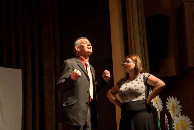Ob odprtju Tedna vseživljenskega učenja je v Kulturnem domu Slovenj Gradec nastopila dramska skupina Kulturnega društva Črneče (FOTO)