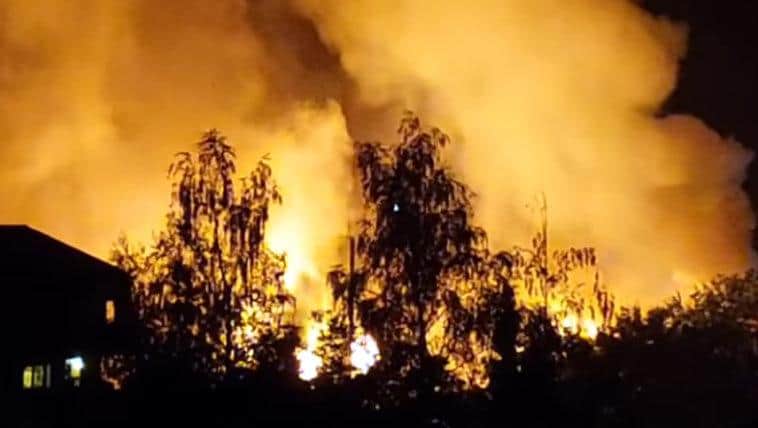 V Šentjurju pri Celju ponoči zagorel nekdanji hotel