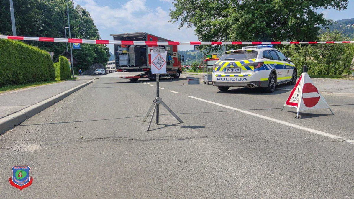 Posledica uhajanja plina na Prevaljah: Prišlo do izpada proizvodnje v več podjetjih