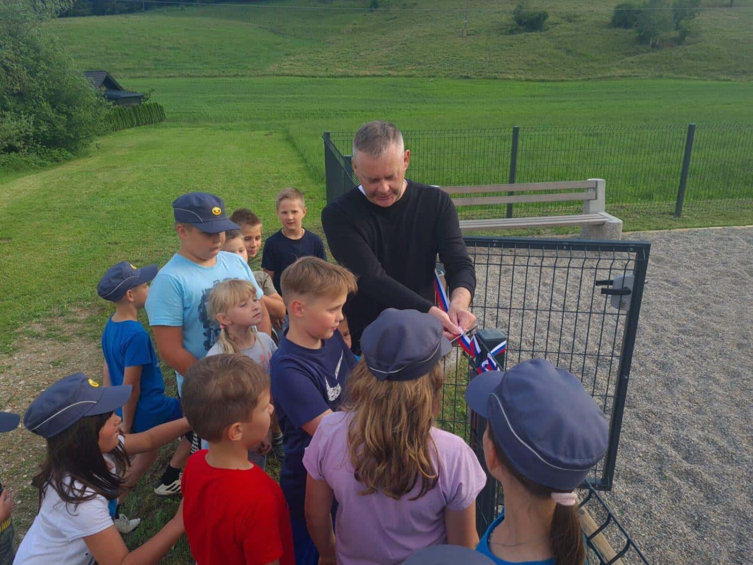 V Radušah otvorili novo igrišče za otroke (FOTO)