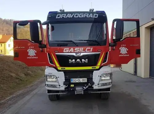 Zaradi tekmovanja danes na območju Dravograda več gasilskih vozil