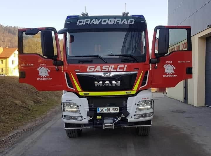 Zaradi tekmovanja danes na območju Dravograda več gasilskih vozil