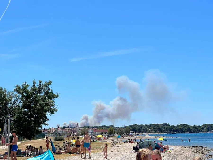 Požar na območju Pulja pod nadzorom