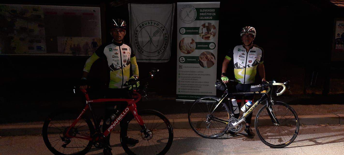 Navdušena kolesarja in prijatelja celiakašev se bosta odpravila kolesom s Hodoša na Debeli rtič