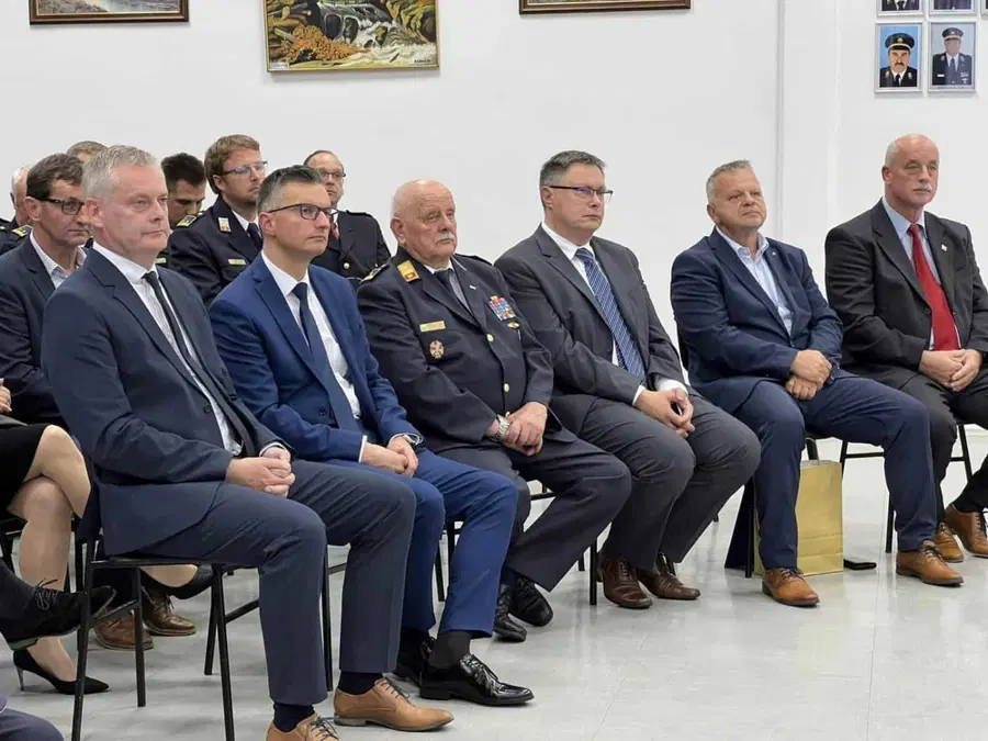 Minister Marjan Šarec na slavnostni seji ob 150. letnici PGD Slovenj Gradec (FOTO)