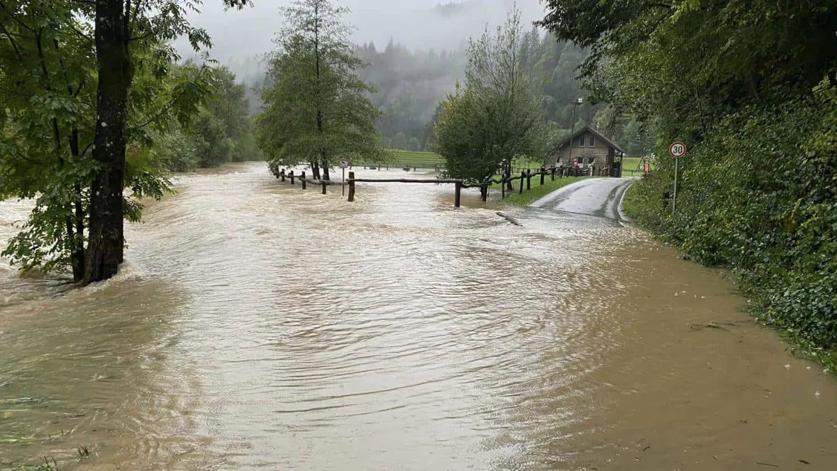 Ponoči ponovno intenzivnejše padavine