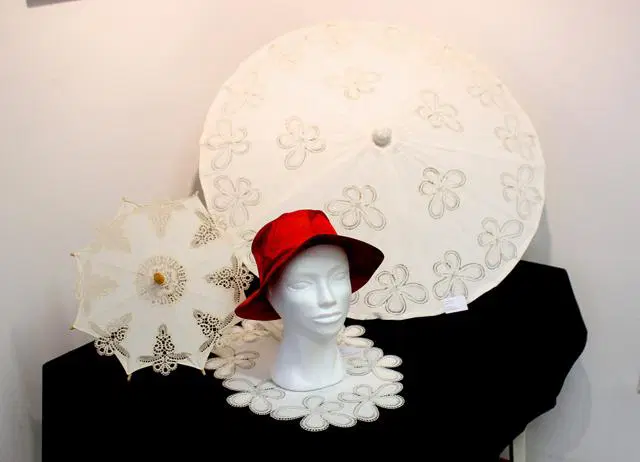 V Dravogradu na ogled razstava klekljanih čipk Društva klekljaric Koroške (FOTO)