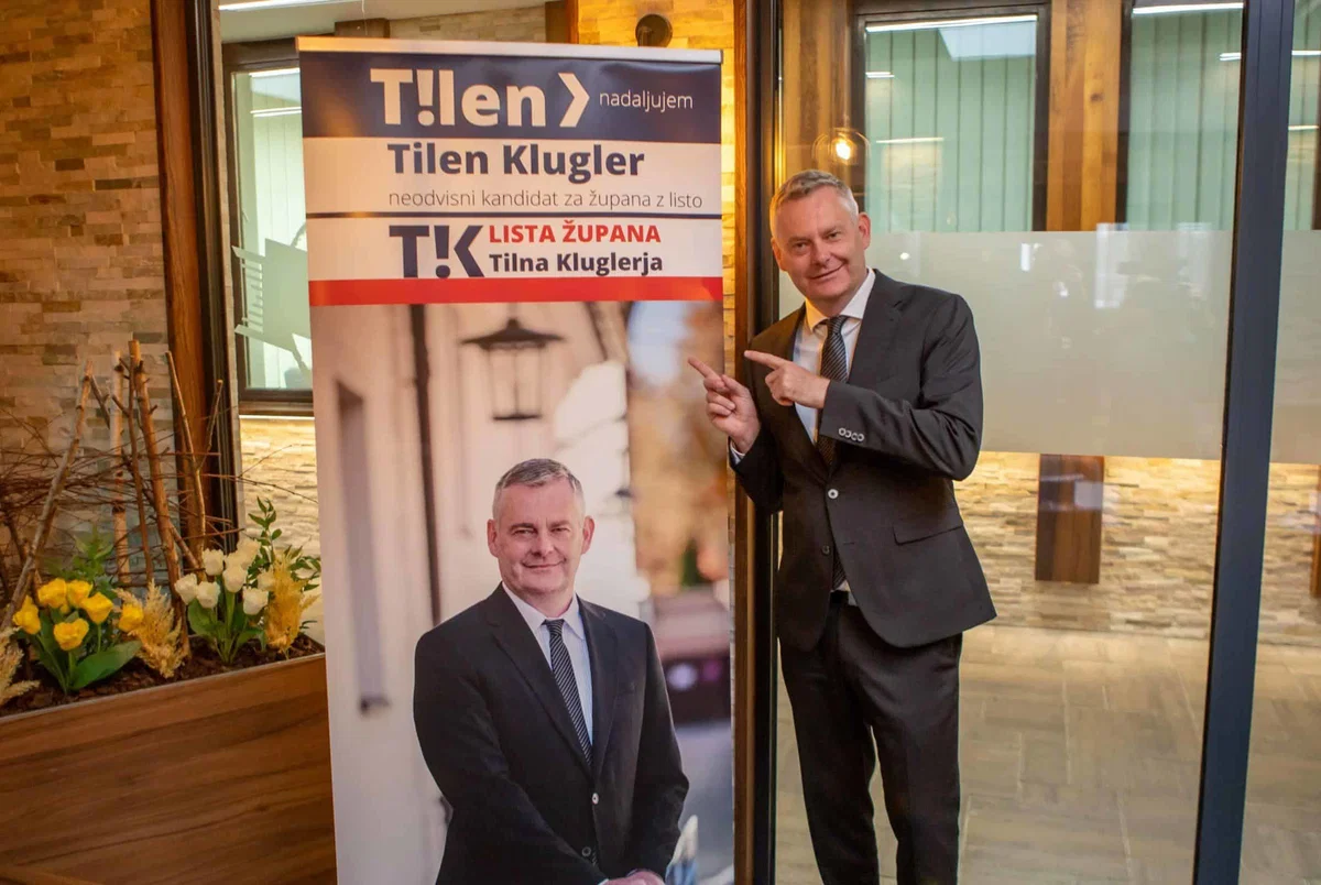 Klugler zbral več kot 500 podpisov podpore volivcev in vložil uradno kandidaturo za župana