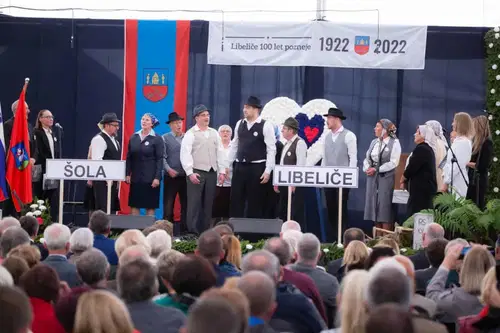 Fotogalerija: Pahor slavnostni govornik na slovesnosti ob 100. obletnici priključitve Libelič k matični domovini