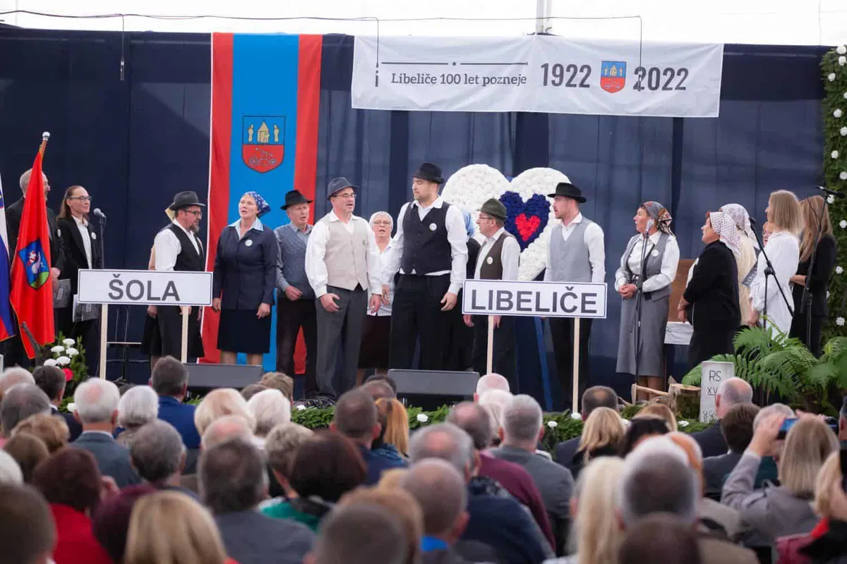 Fotogalerija: Pahor slavnostni govornik na slovesnosti ob 100. obletnici priključitve Libelič k matični domovini