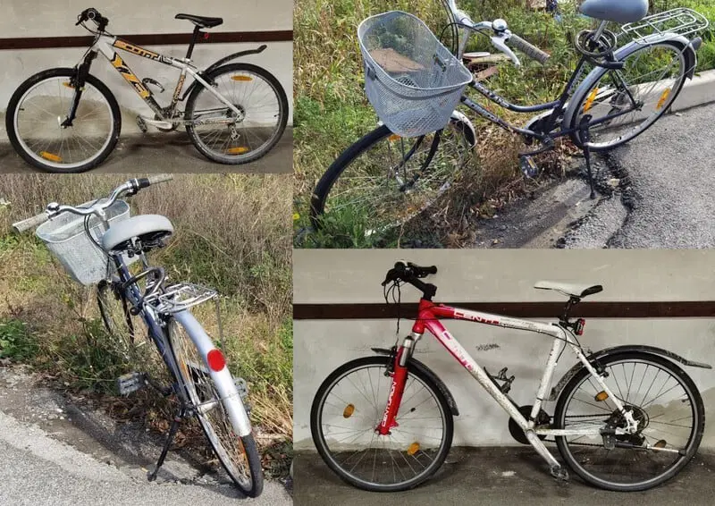 Če pogrešate kolesa s fotografij, se oglasite na policijski postaji (FOTO)