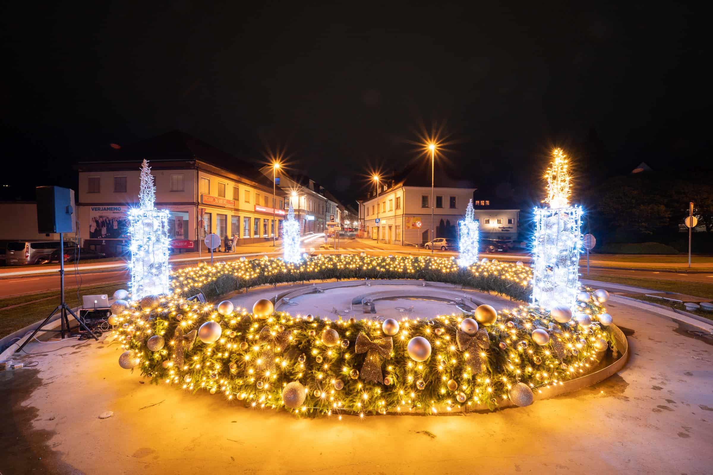 V Slovenj Gradcu prižgali prvo adventno svečo (FOTO in VIDEO)