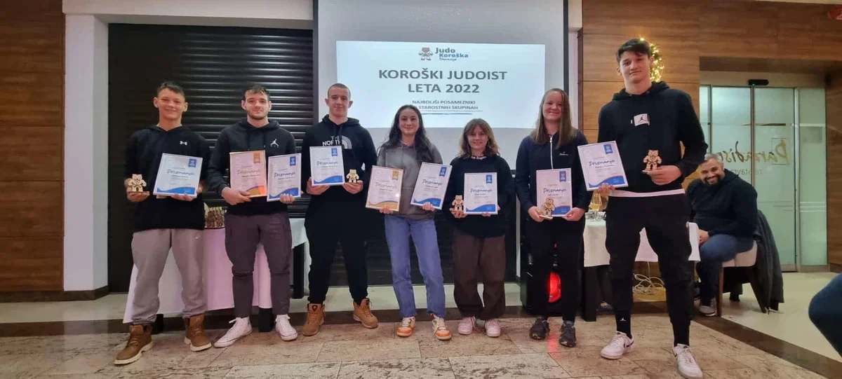 Laskavi naslov za naj judoista v letu 2022 je osvojil Nace Herkovič (FOTO)