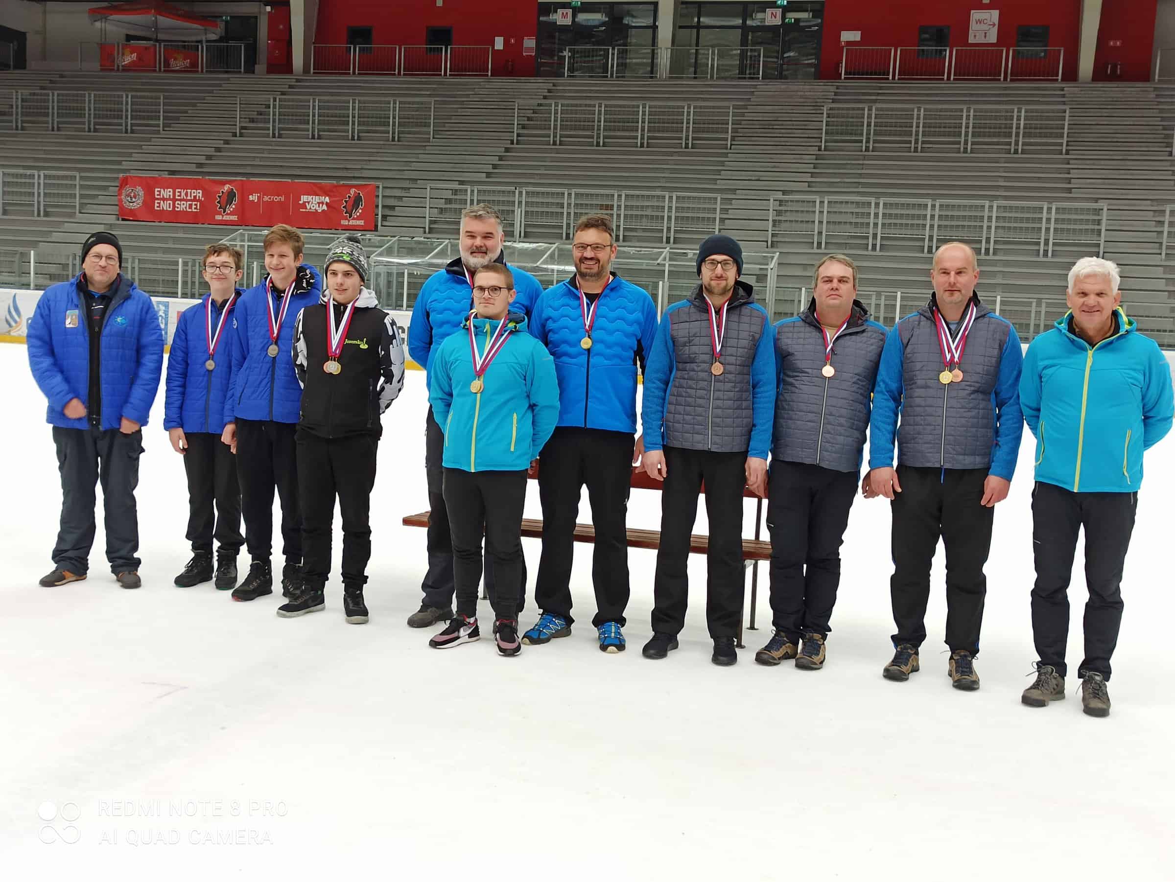 Novost na Koroškem: Ustanovljeno društvo kegljanje na ledu DKNL Slovenj Gradec