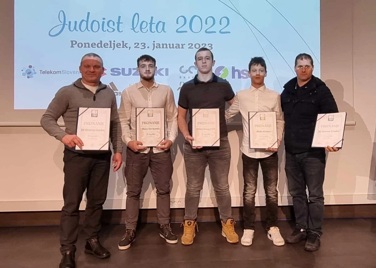 FOTO: Podelitev priznanj najboljšim judoistom in judoistkam v letu 2022