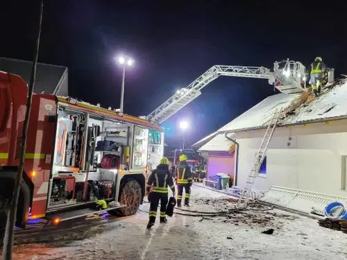 V Podgorju zagorela stanovanjska hiša