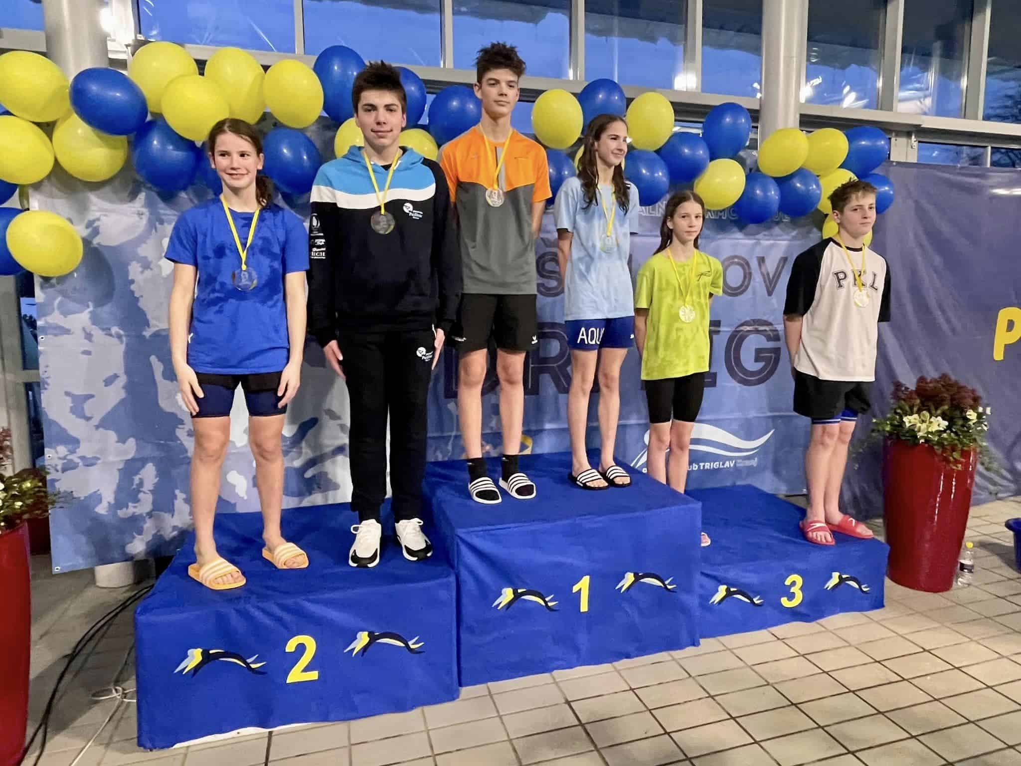 Odlična uvrstitev mladih plavalk in plavalcev Plavalnega kluba Fužinar (FOTO)