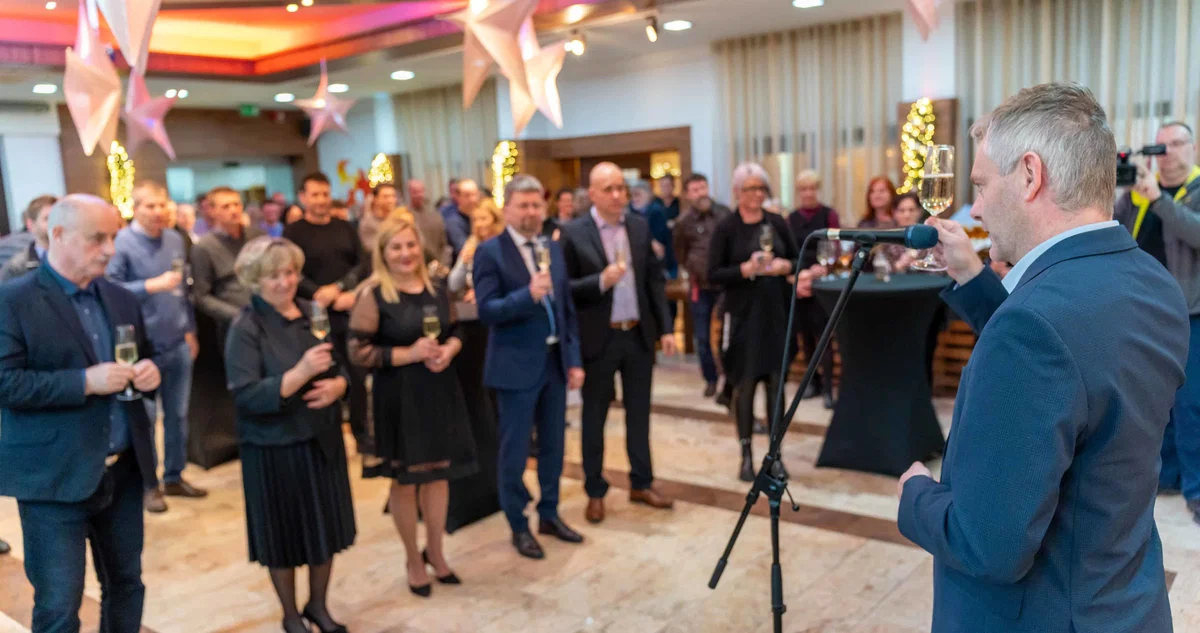 Župan Slovenj Gradca pripravil novoletni sprejem (VIDEO in FOTO)
